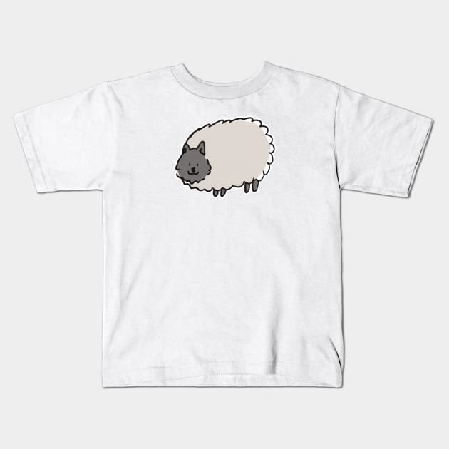 WOLF IN SHEEP'S CLOTHING Kids T-Shirt by Decamega